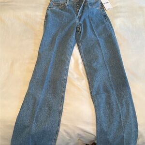 Re/Done Light Blue Flare Jeans